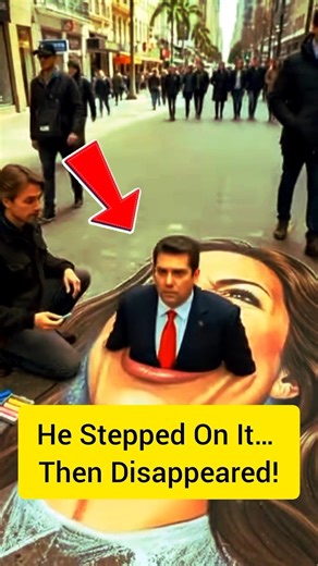 He Stepped On It… Then Disappeared! 😱 (Unbelievable Street Illusion)