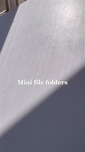 DIY Mini File Folders Tutorial for Pen Pals