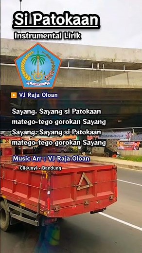 SI PATOKAAN Instrumental Lirik Lagu Sulawesi Utara Nada G. VJ Raja Oloan Music #lagudaerah #shorts