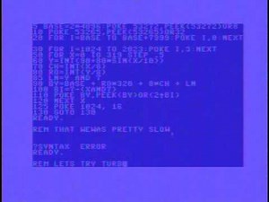 SuperCPU V1 for C64 demonstration