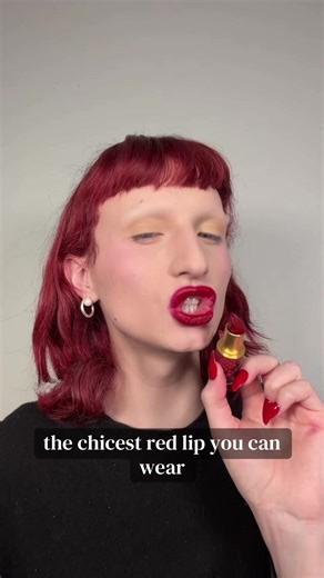 Chic Red Lipstick Application Tips
