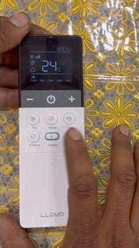 🔥 Lloyd AC Remote Demo in Hindi | 6 in 1 + Hidden Features 😲❄️ #Shorts