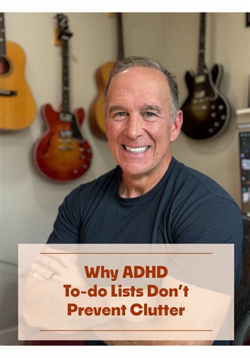 To-do lists were never designed to manage ADHD clutter. Clutter isn’t a memory problem; it’s an initiation, transition, and follow-through problem. #adhd