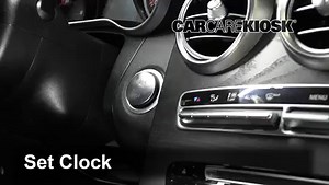 How to Set the Clock / Change Time on a 2018 Mercedes-Benz GLC300 4Matic 2.0L 4 Cyl. Turbo