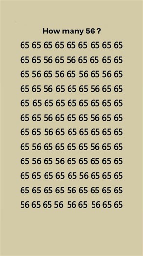 How many 56 - Math Quiz #math #quiz #shorts