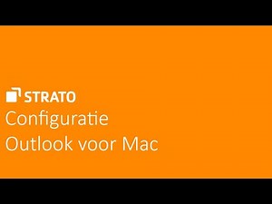 Outlook voor Mac configureren | STRATO Tutorial