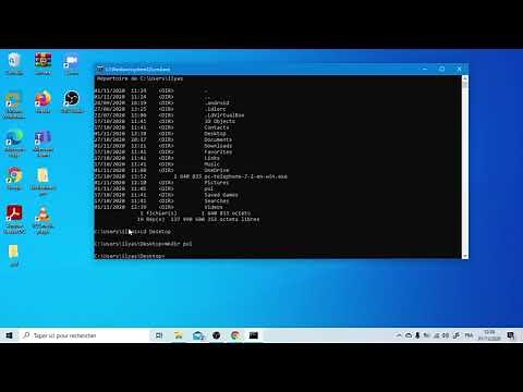 Comment creer un dossier avec cmd !