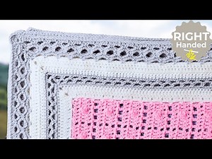 Amazing Flat Braid Join Crochet Border for Any Size Blanket!