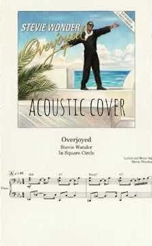 Stevie Wonder - Overjoyed Acoustic cover
