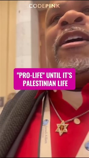 PAL GLOBAL ECHO on Instagram: "Watch “pro-life” logic collapse in real time. Children don’t matter—unless they’re convenient. That’s not faith. That’s moral bankruptcy. @medea.benjamin"