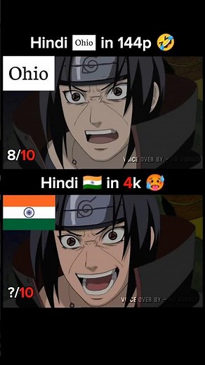 Naruto Shippuden in Hindi Dubbed Boruto Itachi Dub Voice by - Yo Dubbed #anime #manga