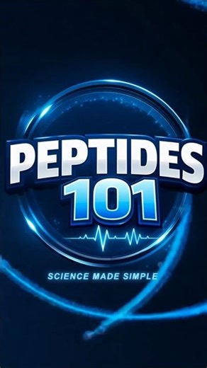 Peptide Basics: What peptides are, how they work in the body, & why they matter. #peptides #science