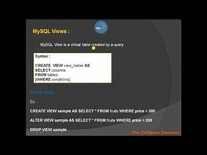 41 MySQL Views in Telugu