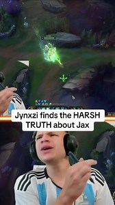 Jynxzi finds the HARSH TRUTH about Jax #jynxzi #jynxzifunnymoments #fyp #viral #leagueoflegends @Jynxzi