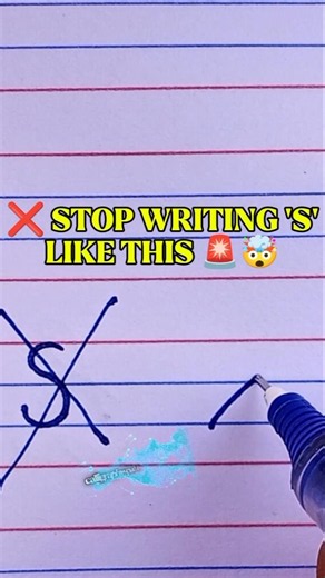 Satisfying Cursive Letter S | How write calligraphy letter S | #shorts#scribble #abcd #letters #art