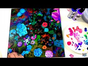 "Mesmerizing Fluorescent Flower Painting Hack - You Won't Believe Your Eyes!"