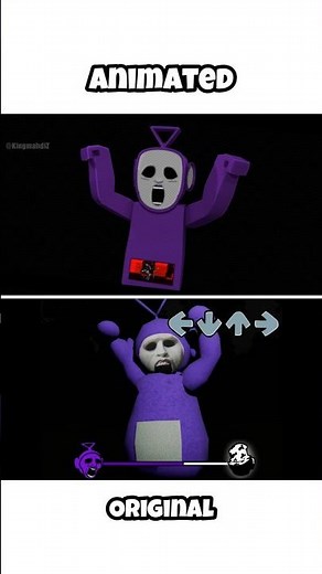 Nocturnal Protocol Vs Animated Version ! - #shorts #fnfmod
