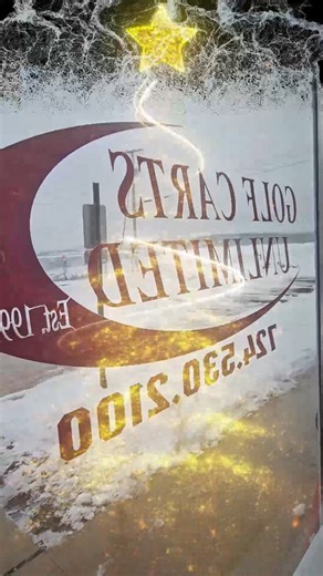 Winter doesn’t slow us down. E-Z-GO carts roll through the snow with style, strength, and a little holiday swagger. | Golf Carts Unlimited