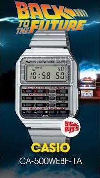 Back to the Future x Casio Collaboration model CA-500WEBF-1A #casio #backtothefuture #watch