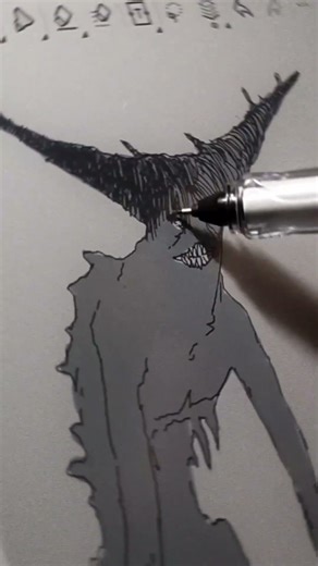 drawing my sleep paralysis demons again