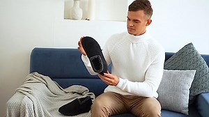 Watch Mens Moccasin Slippers on Amazon Live