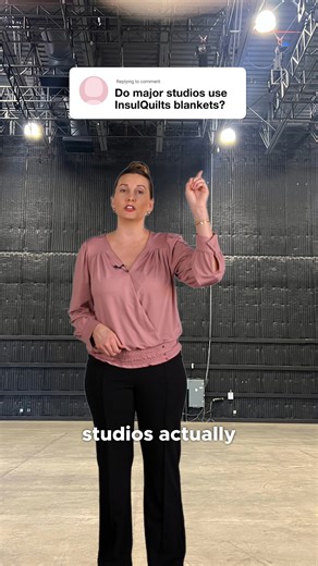 Yes, major Hollywood studios really use InsulQuilts. 🎬 Our sound blankets are in the same spaces where Netflix and Amazon film. Now you can get that same pro sound for your school, office, or studio. DM us to make your space sound Hollywood-ready. | Insul-Quilts, Inc.