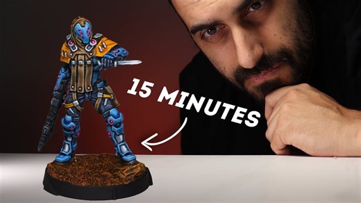 [战棋涂装] Infinity速涂,15分出佳品!-Operation Sandtrap PanOceania(JuanHidalgo Miniatures)