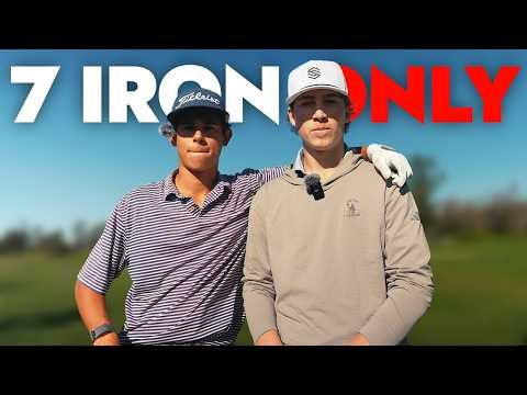Plus Handicap Golfers Face Off with 7 Iron Only Challenge ( @tyzshorts vs Aiden Peters)