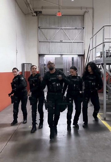 Hondo and His Babygirls Dance on SWAT Set