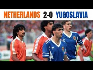 1990 Netherlands 2-0 Yugoslavia - Goals and Highligths