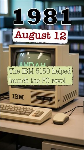 Today in History: August 12, 1981 - IBM Introduces a Personal Computer