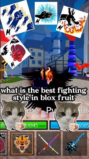 best fighting style in blox fruit #roblox