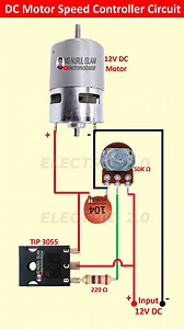 DC Motor Speed Controller Circuit #ControlSpeed #DCMotor | Electric 2.0