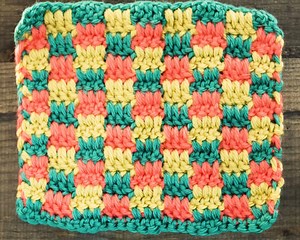 How to Crochet a Drop Stitch (Left-Handed)