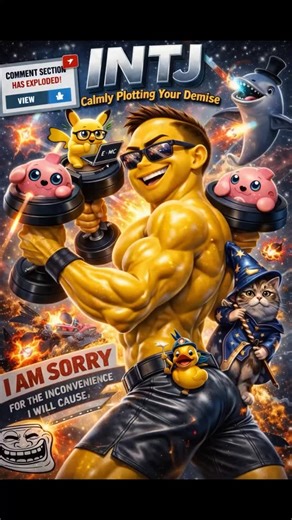 INTJ | MBTI: ESFP, Enneagram: 7w8. This chaotic yellow M&M is the definition of «main character energy,» living his best life in Mexico without a... | Instagram