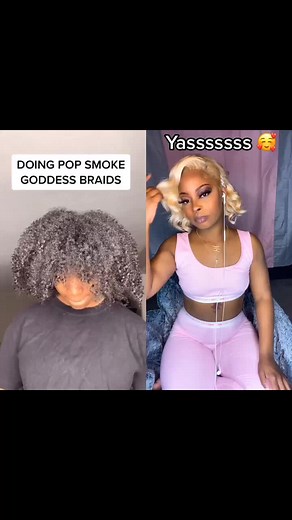 This is what I meant by long pop smoke braids with braiding hair 🥰 The results are bomb sis #duet with @_ggdancexox_ #popsmoke #4u #braids
