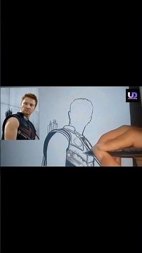 How to draw Hawkeye
