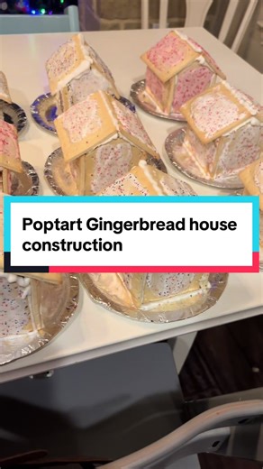Pop Tart Gingerbread House Decorating