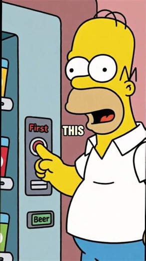 SURPRISING! Kwik-E-Mart’s Vending Machine Serves Memory Snacks—Homer Remembers His First Donut! 🍩📽