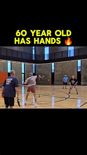 60 year old pickleball players 🔥 #pickleballpaddle #pickleball #fyp #pickleballplayers #sports #fyp