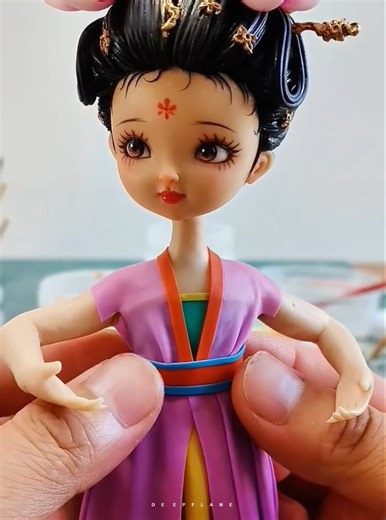 265K views · 3.3K reactions | Ancient Style Clay Doll 屢 Learn How to Make Clay Figurine ✨ | DEEPFLAME | Facebook