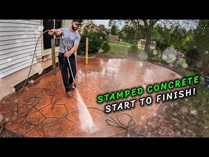 Custom Backyard Patio: Start to Finish!