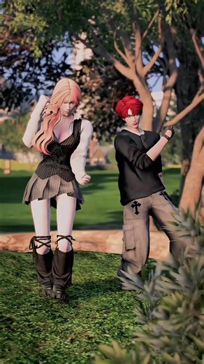 Ruby join Eannie meanni trend with mami! @Harris Caine ⛓️【EOS】 @GLORIX VII TOWN ROLEPLAY