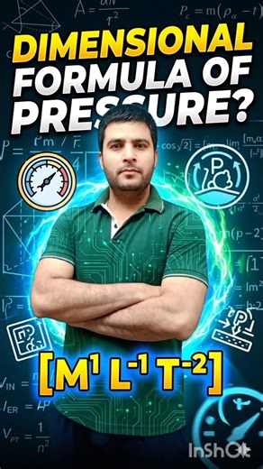 Dimensional formula of pressure #shorts #short #neet #tranding