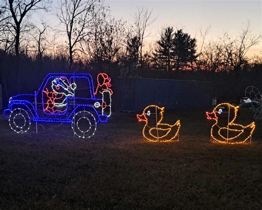 A Crooksville holiday light display plans to help 50 children this year