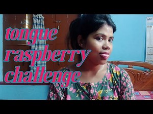 tongue raspberry challenge#shyamali😋😜😛