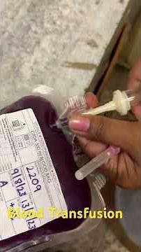 Blood transfusion |Nurse life | #Hospitallife| #bloodtransfusion | how to transfuse blood | #nursing