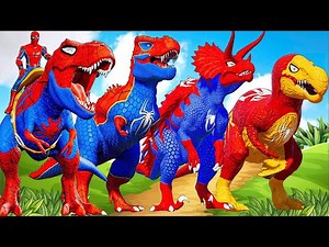 I-Rex vs Gigano, MegaRex &k | Dinosaurs