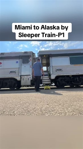 Miami to Alaska by Sleeper Train-P1 #travel #alaska