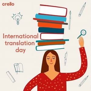 2.1K views · 23 reactions | It's International Translation Day! Congratulations to every translator who is reading this post And to send wishes to all the translators that surround you - you can easily choose the template in Crello, add a few kind words and save the design! We've got the designs for nearly any occasion and if you can't find the one you need - just message us and we will prepare designs for the celebration in question  | VistaCreate | Facebook